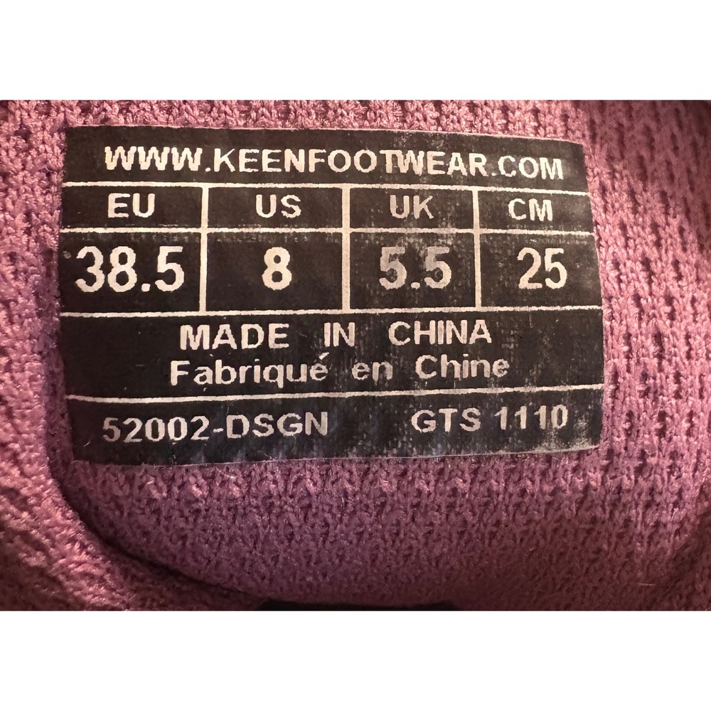 Keen Dry Women 8 Hiking Boots Waterproof Olive Green Pink 52002-DSGN Mid Top - Picture 4 of 8